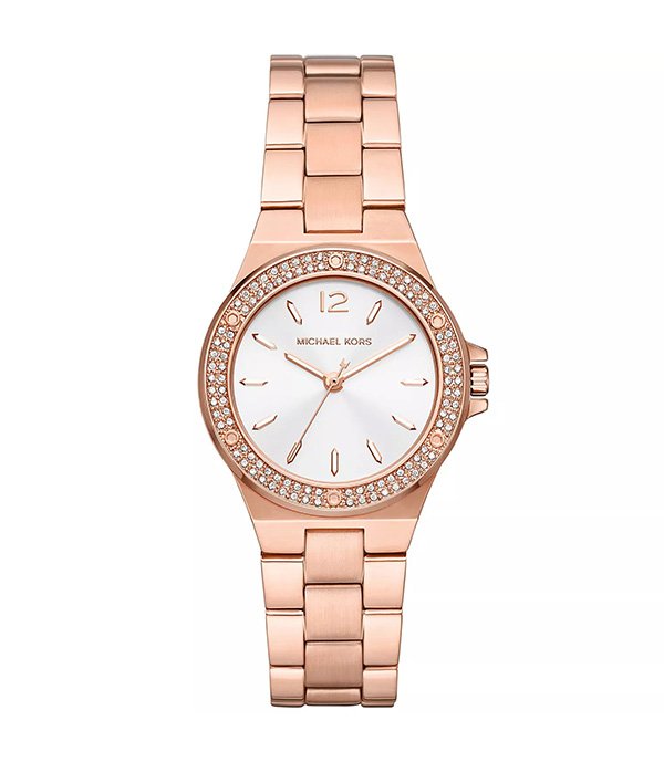 Michael Kors Lennox Rose Gold Stainless Steel 38mm Ladies Watch (MK7279)