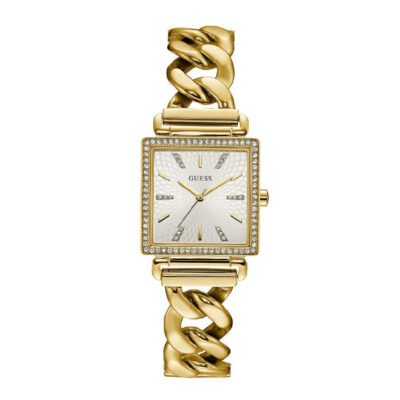 Guess Vanity Gold Stainless Steel 30mm Ladies Watch (W1030L2)