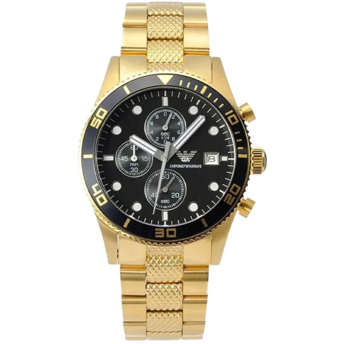 Emporio Armani Classic Gold Stainless Steel 43mm Men's Watch (AR5857)