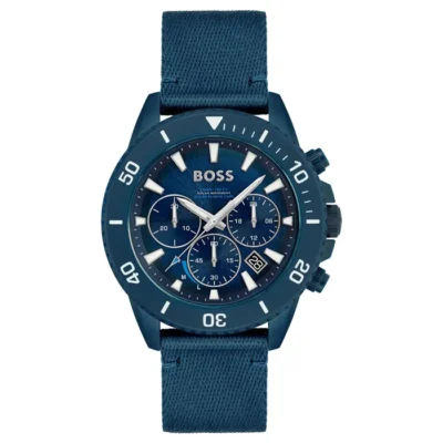 BOSS Admiral Admiral Blue Fabric 40mm Men's Watch (1513919)