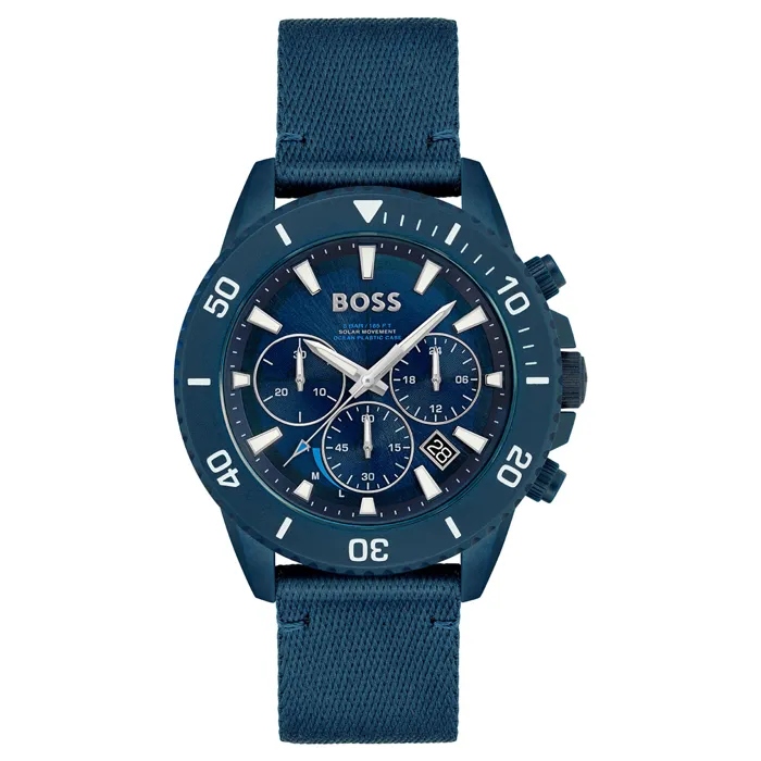 BOSS Admiral Admiral Blue Fabric 40mm Men's Watch (1513919)