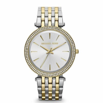 Michael Kors Darci Silver/Gold Stainless Steel 39mm Ladies Watch (MK3215)