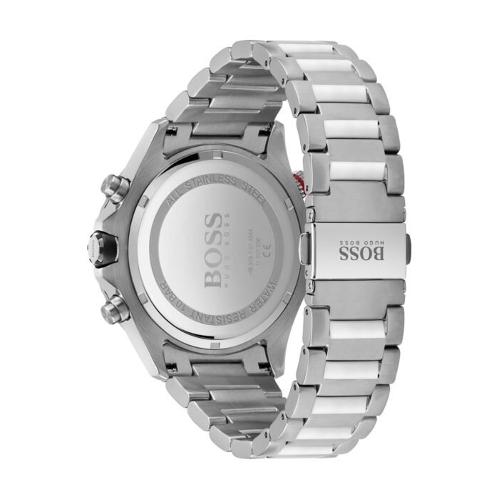 Hugo Boss Globetrotter Silver Stainless Steel 44mm Men's Watch (1513823) - Image 3