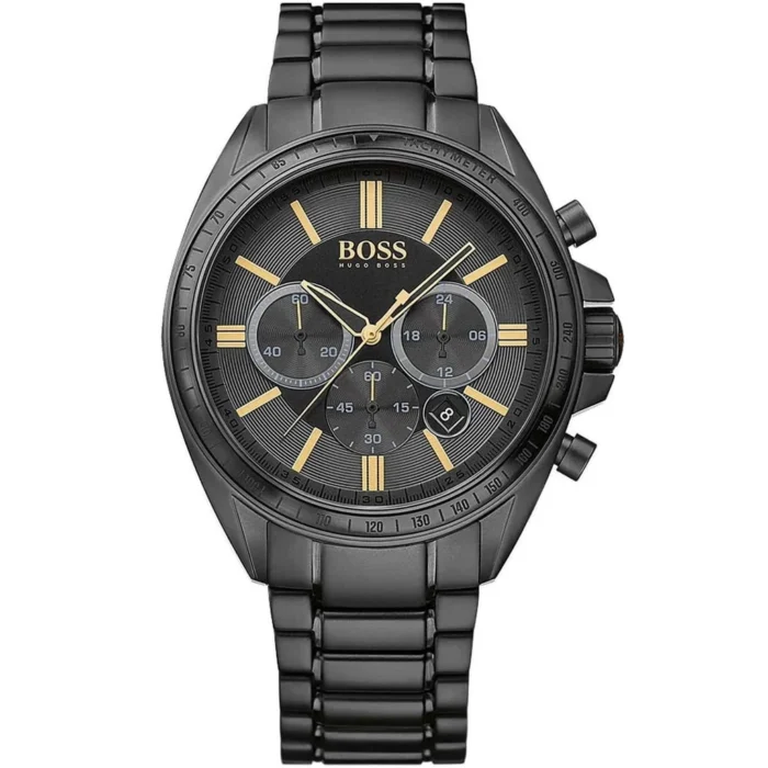 Hugo Boss Chronograph Black Stainless Steel 44mm Men's Watch (1513277)