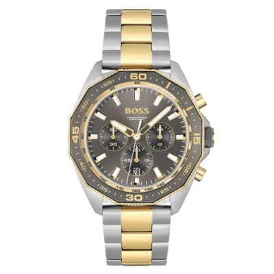BOSS Energy Gold/Stainless Steel Stainless Steel 42mm Men's Watch (1513974)