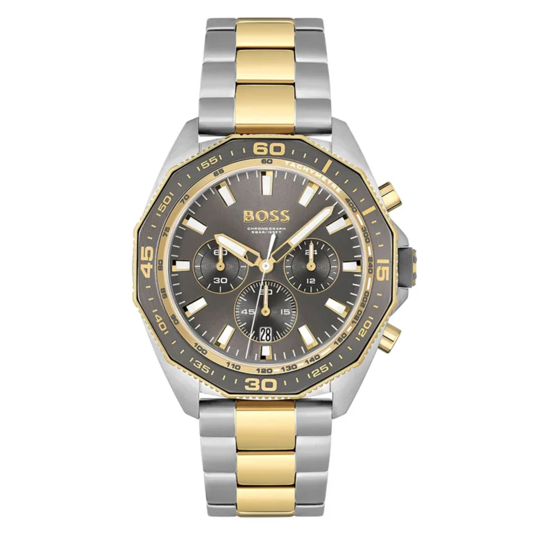 BOSS Energy Gold/Stainless Steel Stainless Steel 42mm Men's Watch (1513974)