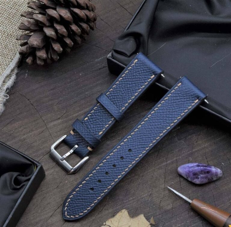 Italian Style Calf Leather Watch Band – 20mm 22mm 24mm